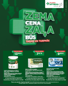 Euroaptieka: Septembra piedāvājumi 01.09.2026.–30.09.2026.