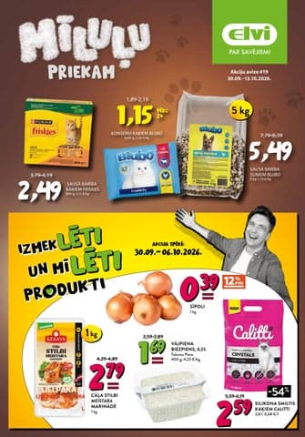 ELVI: ELVI Akciju avīze Nr.19 [30.09.-13.10.2026]