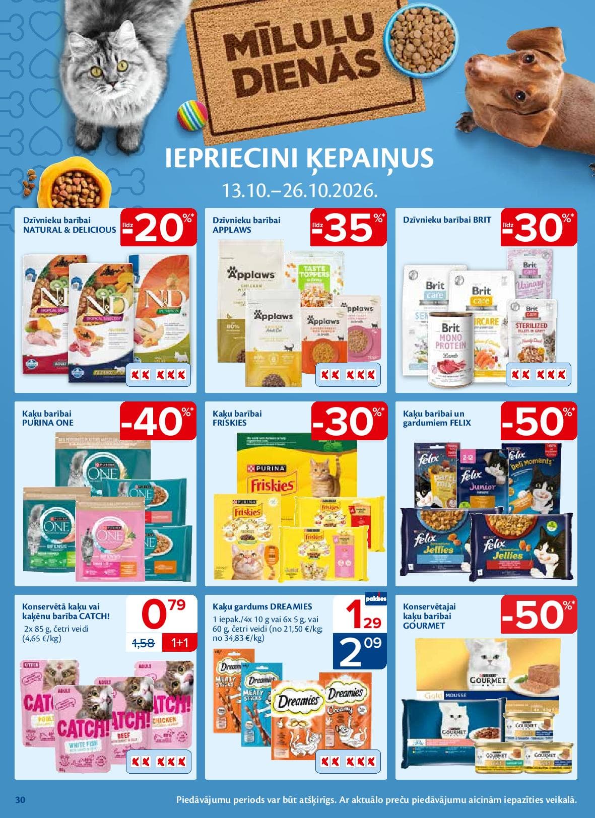 Maxima: Mīluļu dienas