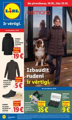 Lidl: Piedāvājumi no 19.10.