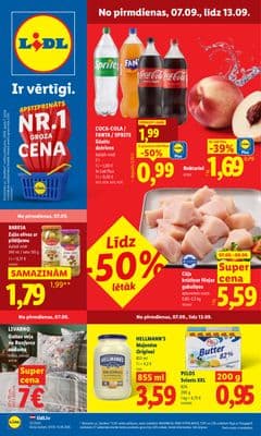 Lidl: Piedāvājumi no 07.09.