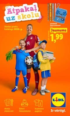 Lidl: Skolas piederumu katalogs 2026